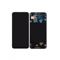 Дисплей для Samsung A305F (A30) с тачскрином в рамке Черный — Оригинал