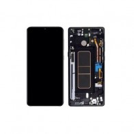 Дисплей для Samsung A515F (A51) с тачскрином в рамке Черный — Оригинал